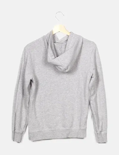 Benetton Sudadera gris fluida