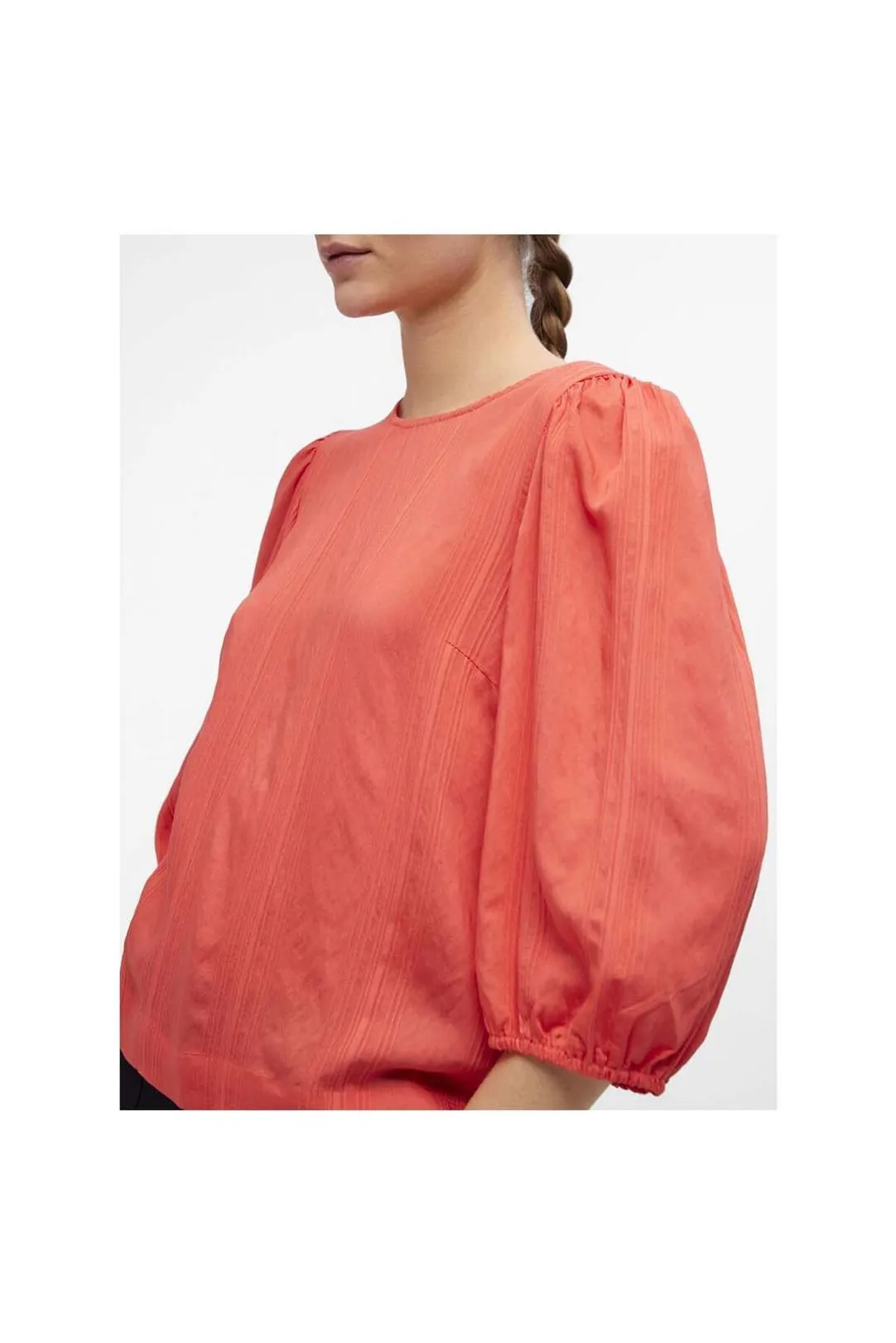 BLUSA MANGA 3/4 OBJLILLI CORAL