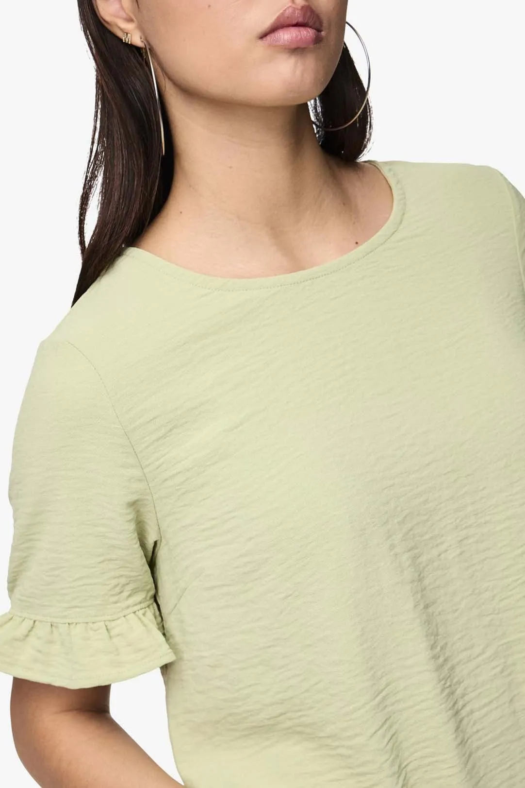 BLUSA MANGA CORTA PCARIANNNA VERDE