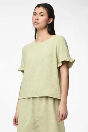 BLUSA MANGA CORTA PCARIANNNA VERDE