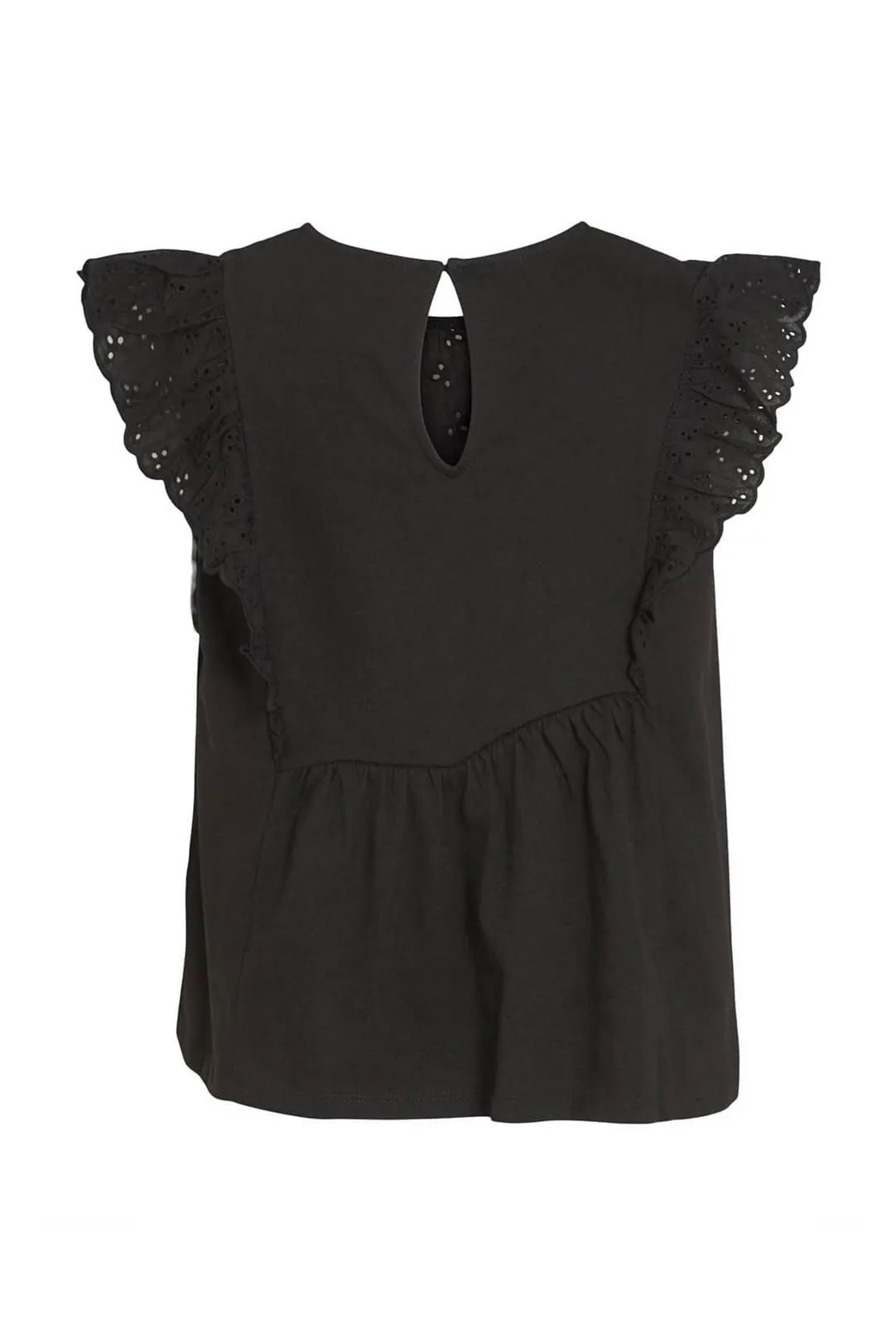 BLUSA MUJER CALADA NEGRO