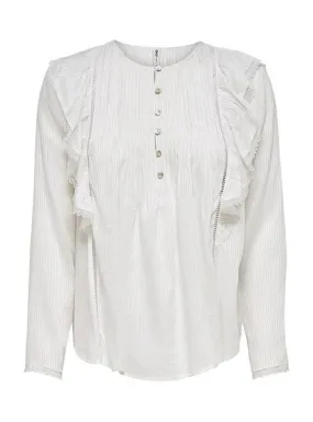 blusa only amiria blanco mujer