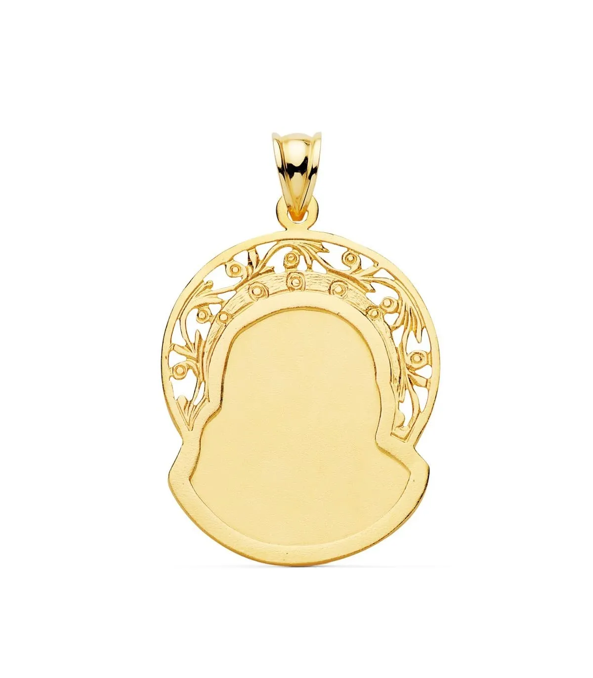 Colgante Rostro de Cristo Orla Oro 18K 32mm