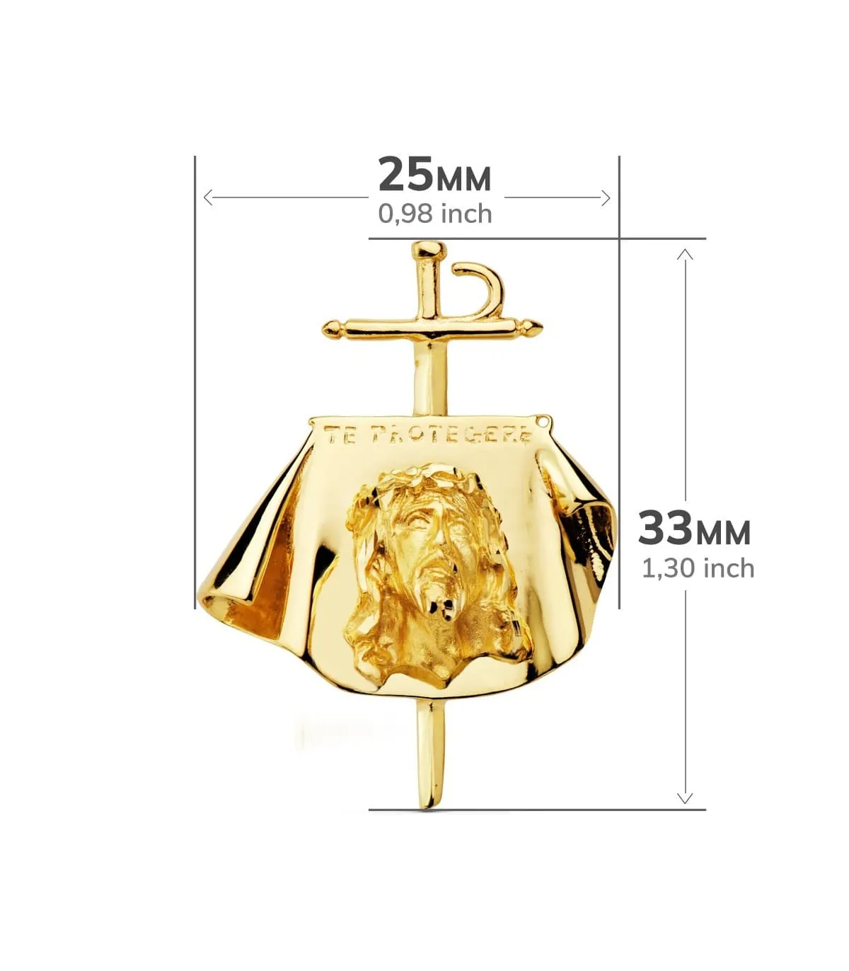 Cristo de los Toreros Oro 18K 33 mm