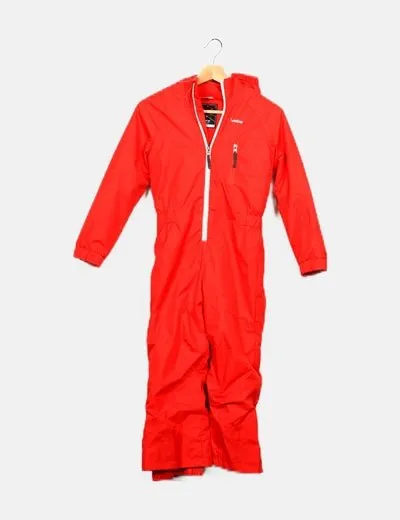 Decathlon Buzo rojo capucha