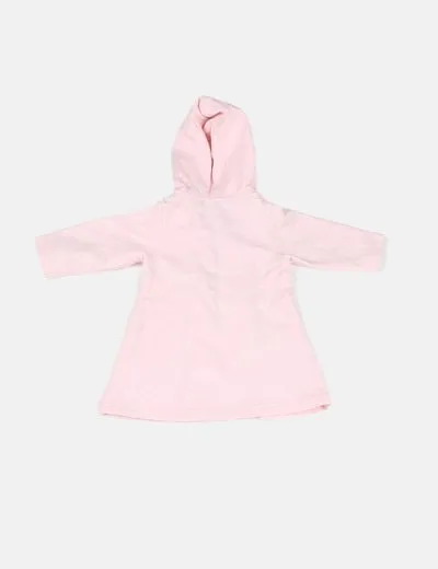 El Corte Inglés Vestido sudadera rosa detalle capucha