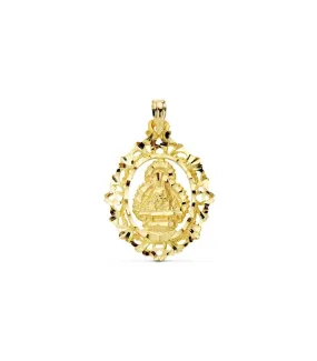 Médaille Vierge de la Cabeza 18K 28 mm