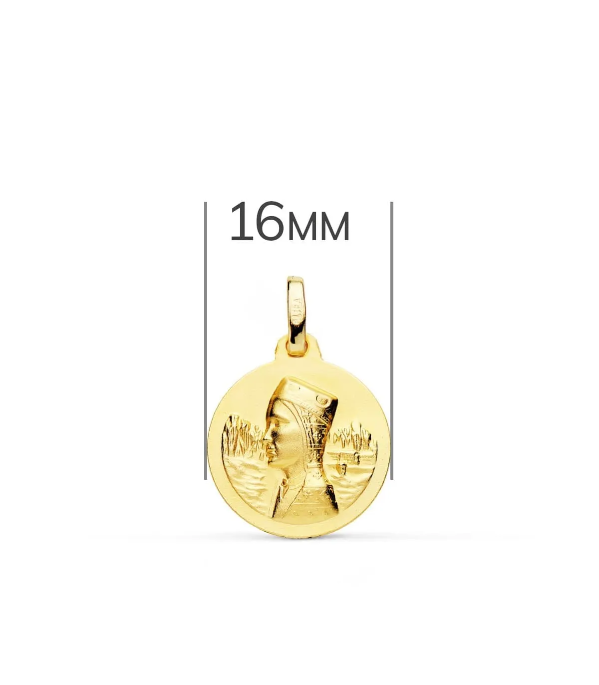 Médaille Vierge de Montserrat 18 carats 16 mm