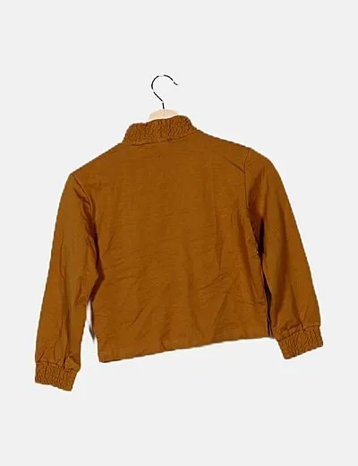 Name it Sudadera camel print letter