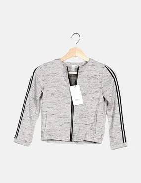 Name it Sudadera gris detalle glitter