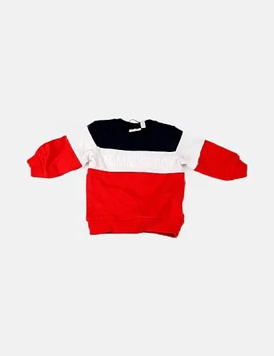 Name it Sudadera tricolor franjas