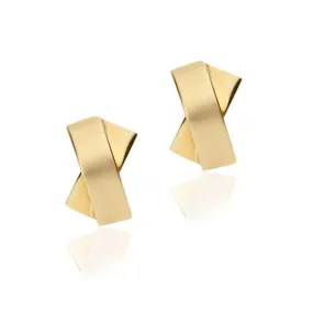 Pendientes Oro Satinado