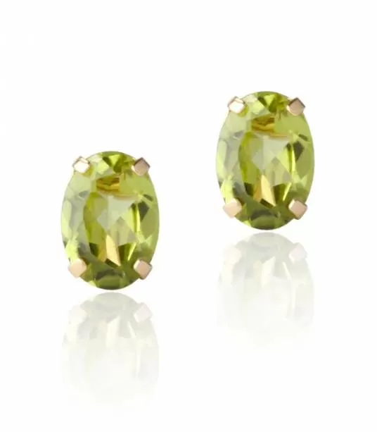 Pendientes "Candy" Oro 18k y Peridotos