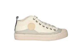 Sneaker Nylon Beig Filo Nobuck Gris Piso Goma Crema