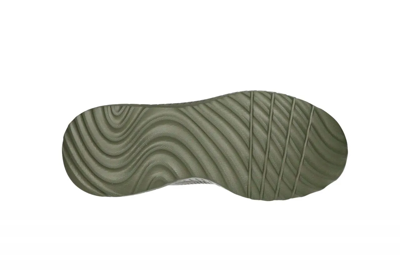 Sneaker Nylon Kaki Memory Foam Piso Goma