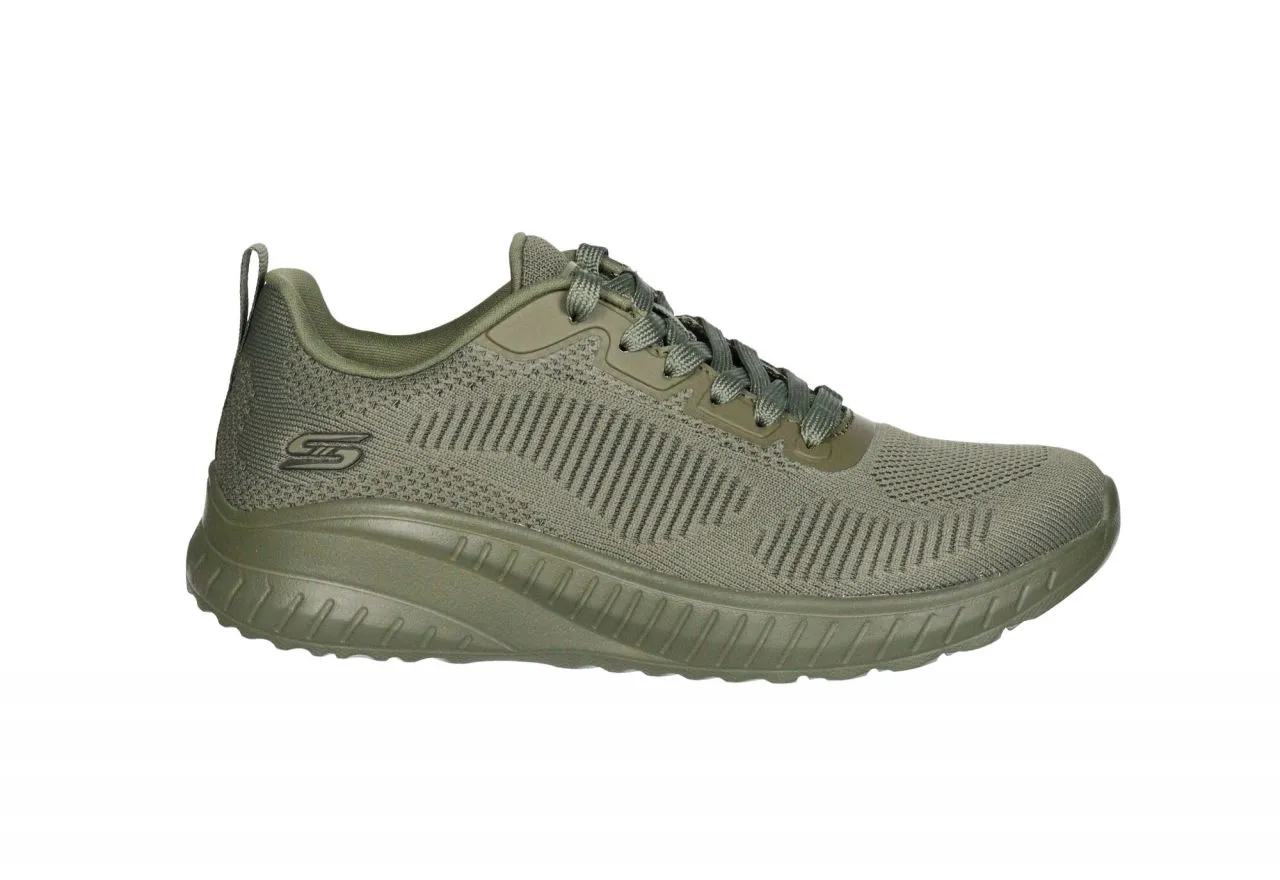 Sneaker Nylon Kaki Memory Foam Piso Goma