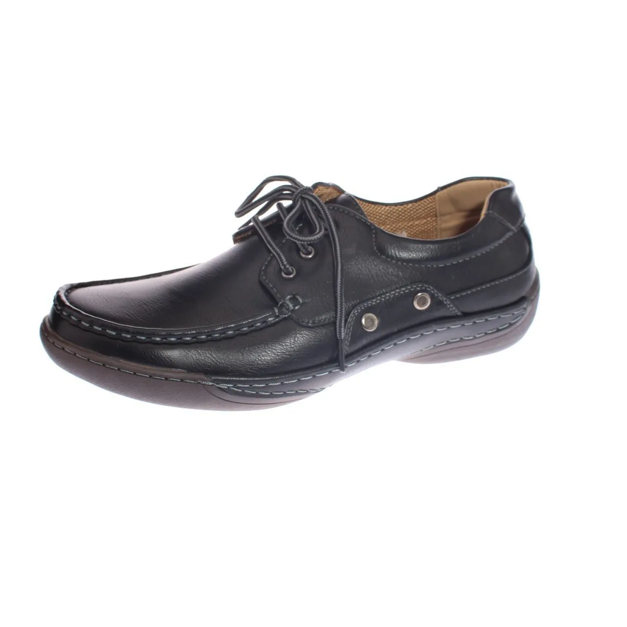 Zapato Casual Negro Modelo Italiano Art. 8ask38005black