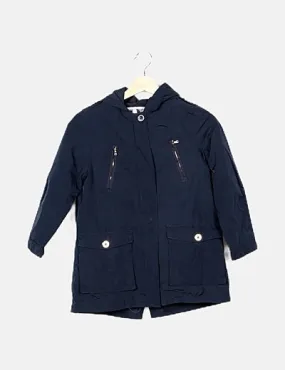 Zara Parka azul capucha