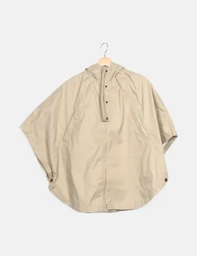 Zara Parka beige capucha