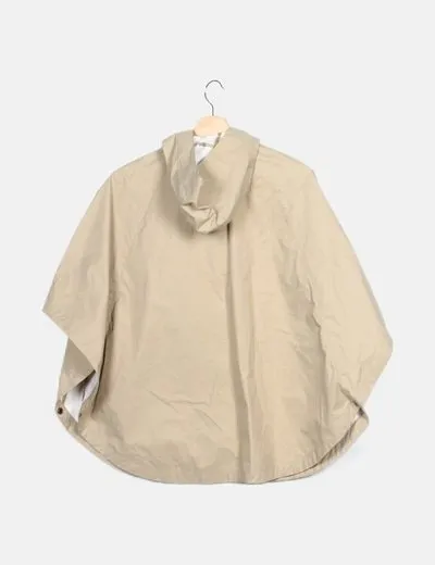 Zara Parka beige capucha